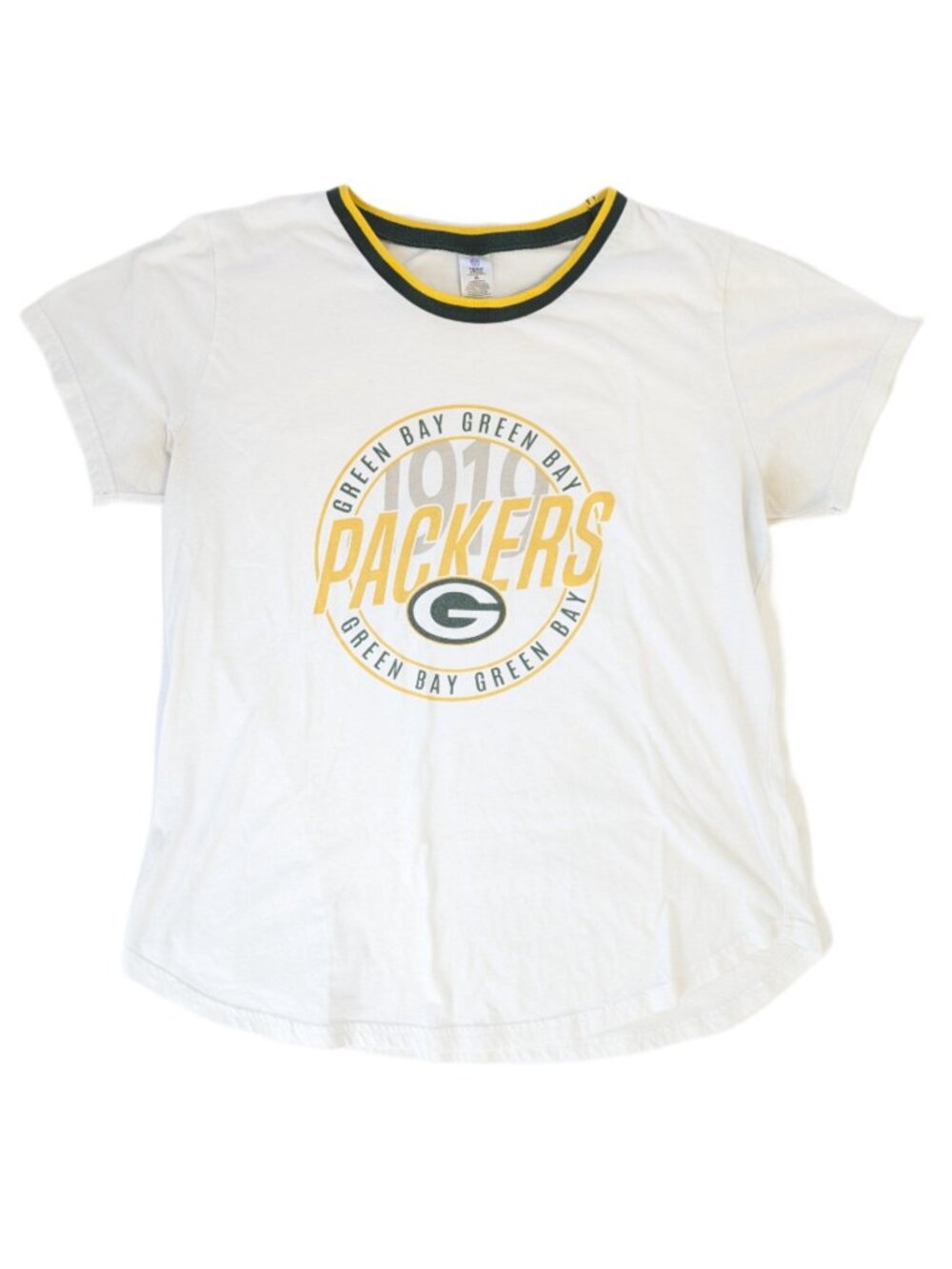 Green Bay Packers T-Shirt - Women's XL - NFL Team Apparel Short Sleeve (Fair)